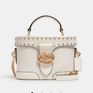 NWT Coach Georgie Gem Crossbody w/ Rivets